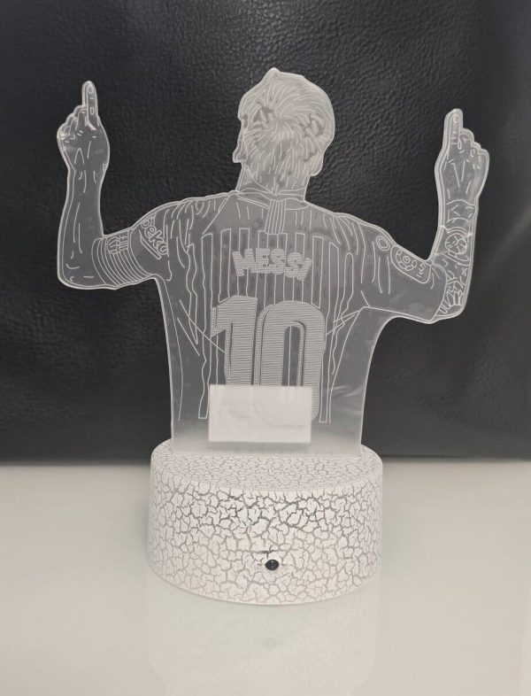Messi Soccer Night Light Sport for children, 3D Lamp, 16 colors - Image 4