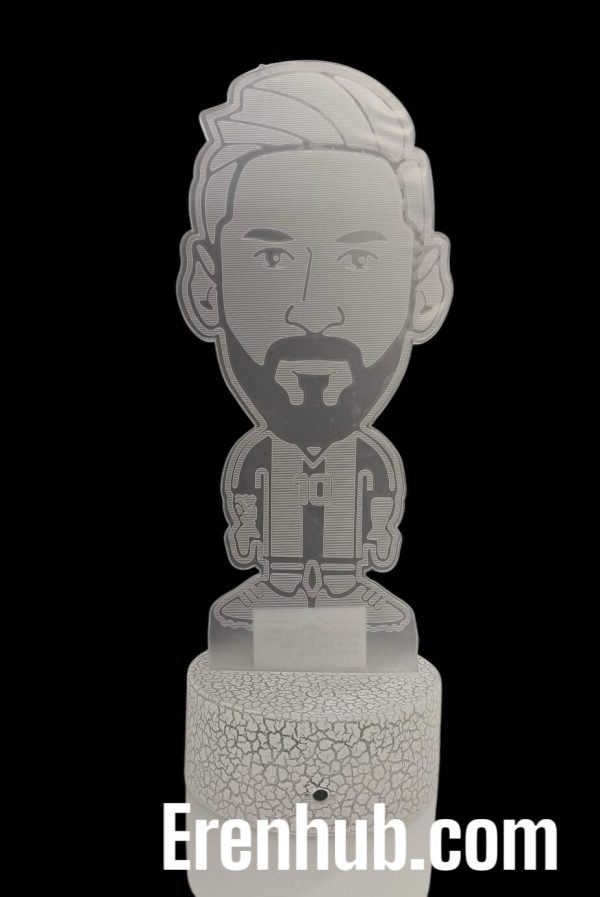 Messi Soccer Night Light Sport for children, 3D Lamp, 16 colors - Image 4