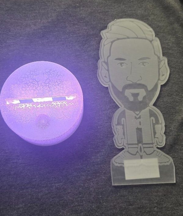 Messi Soccer Night Light Sport for children, 3D Lamp, 16 colors - Image 7