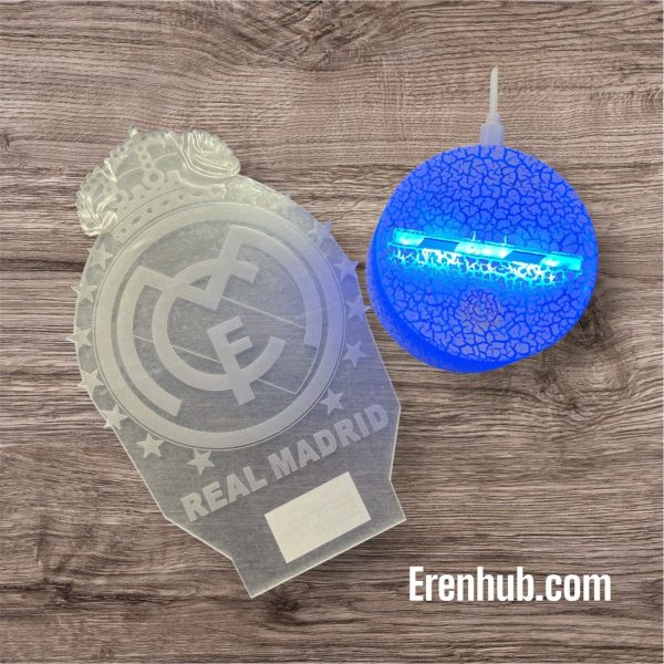 Real Madrid Soccer Night Light Sport for children, 3D Lamp, 16 colors - Image 5
