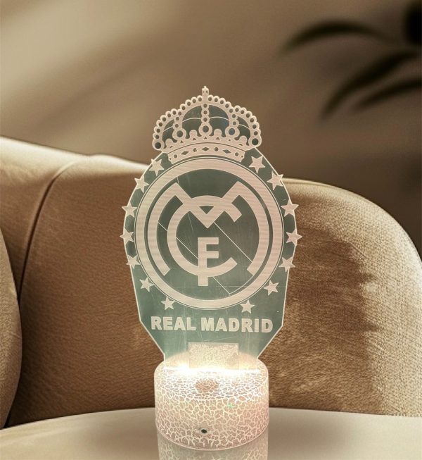 Real Madrid Soccer Night Light Sport for children, 3D Lamp, 16 colors - Image 10
