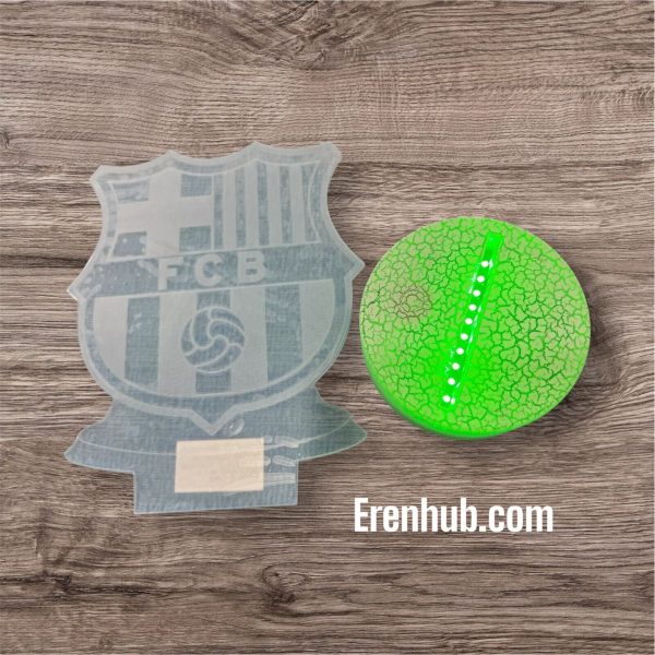 Barcelona Soccer Night Light Sport for children, 3D Lamp, 16 colors - Image 4