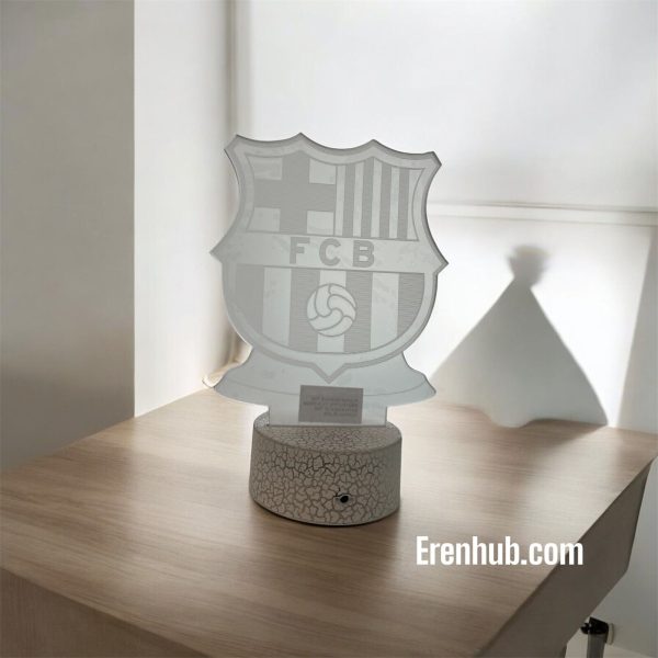 Barcelona Soccer Night Light Sport for children, 3D Lamp, 16 colors - Image 6