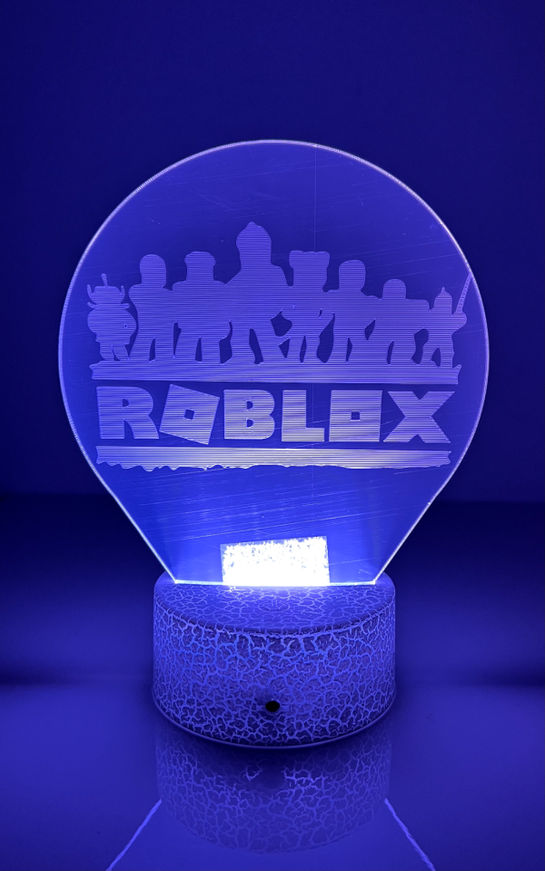 3D Decorative Lamp, Roblox Game Night Light,for the bedside table, 16 colors