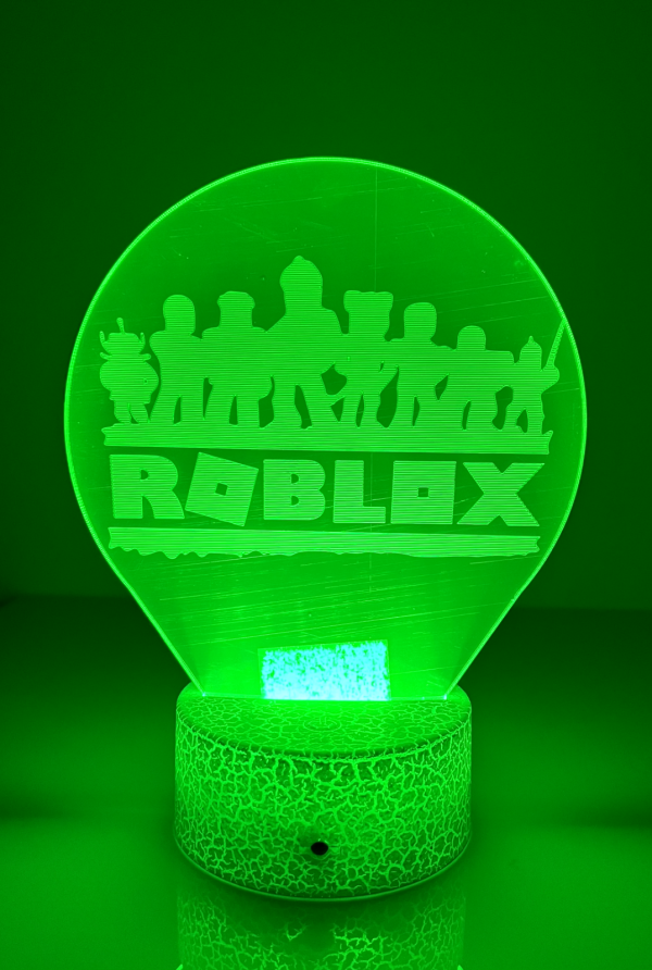 3D Decorative Lamp, Roblox Game Night Light,for the bedside table, 16 colors - Image 3