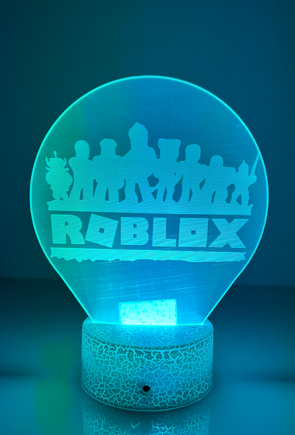3D Decorative Lamp, Roblox Game Night Light,for the bedside table, 16 colors - Image 6