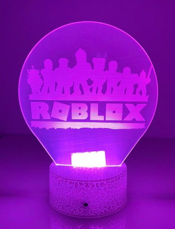 3D Decorative Lamp, Roblox Game Night Light,for the bedside table, 16 colors - Image 7