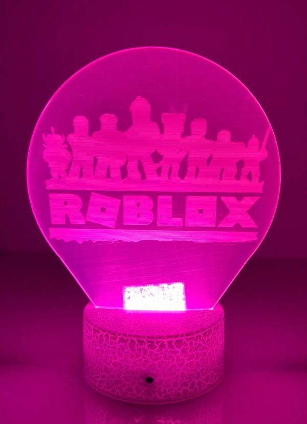 3D Decorative Lamp, Roblox Game Night Light,for the bedside table, 16 colors - Image 8