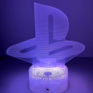 3D Decorative Lamp PlayStation, For  Gamers ,Night Light, 16 colors