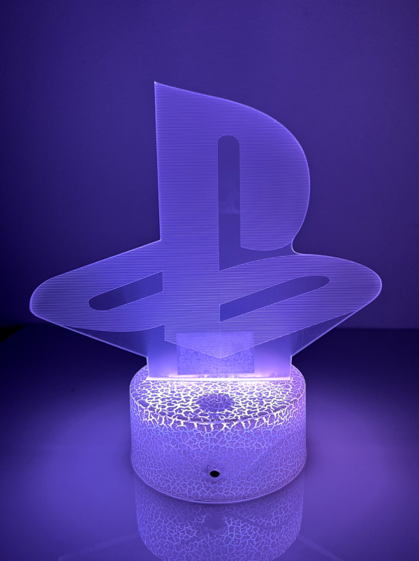 3D Decorative Lamp PlayStation, For  Gamers ,Night Light, 16 colors