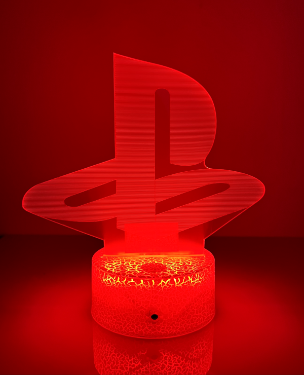 3D Decorative Lamp PlayStation, For  Gamers ,Night Light, 16 colors - Image 2