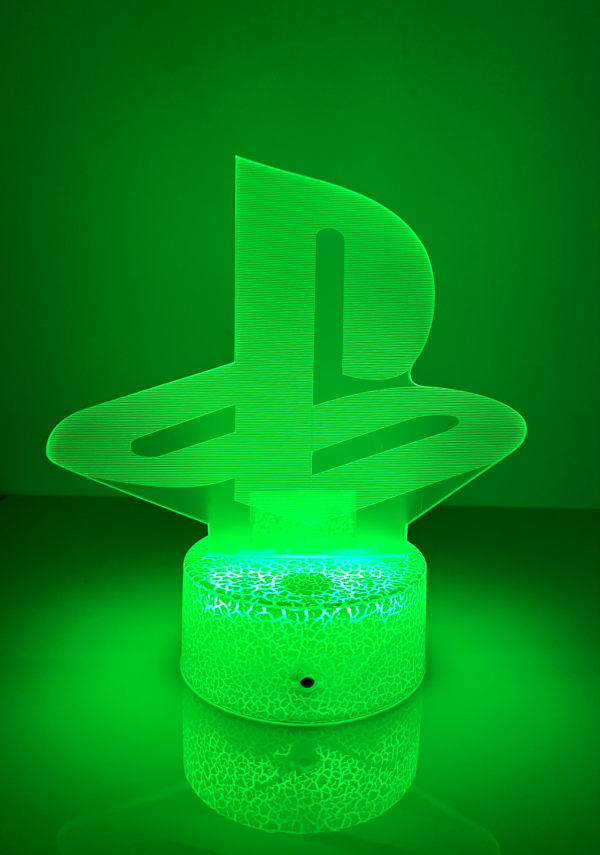 3D Decorative Lamp PlayStation, For  Gamers ,Night Light, 16 colors - Image 3