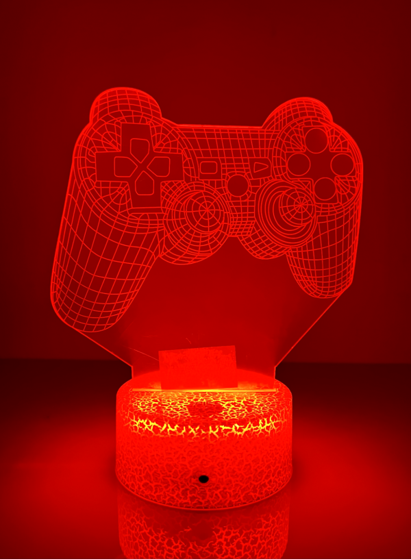 3D Decorative Lamp PlayStation, For  Gamers ,Night Light, 16 colors