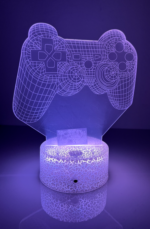 3D Decorative Lamp PlayStation, For  Gamers ,Night Light, 16 colors - Image 3