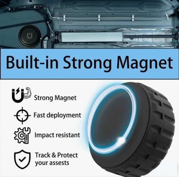Magnetic AirTag Holder Pack 4, Waterproof Sealed Design, Compatible with AirTag - Image 4