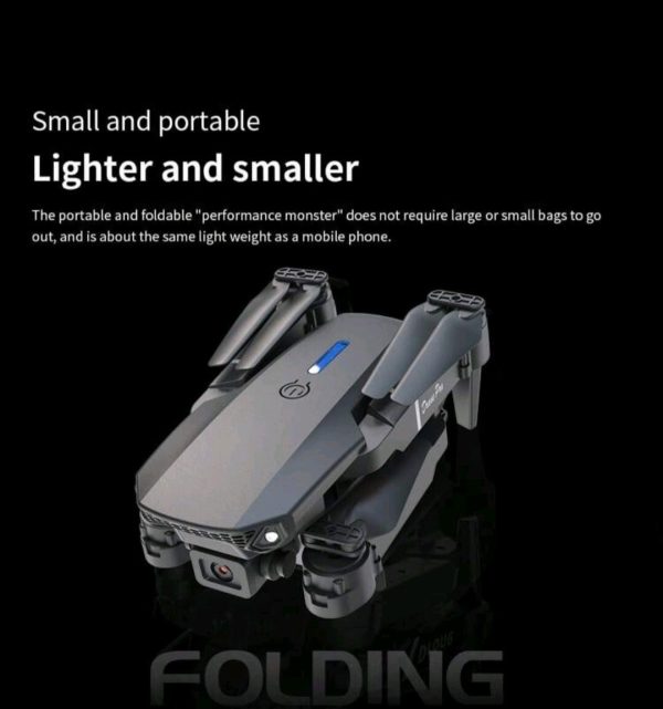 E88 Drone HD single Camera 2 Battery  Black WIFI Connection Aerial Photography - Image 3